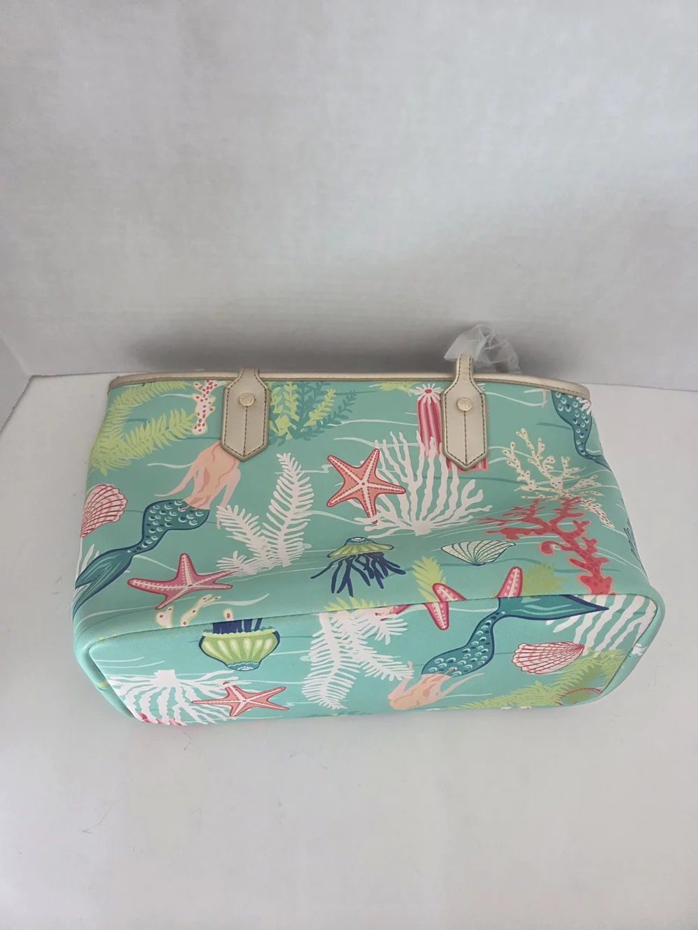 NWT. Spartina 449 Golden Mermaid Medium Tote - Picture 7 of 7